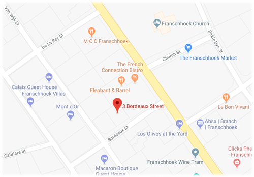 Treasure house bookshop 3 Bordeaux Street Franschhoek 7690
